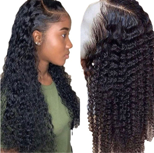 Load image into Gallery viewer, Brazilian Kinky Curly Lace Front Human Hair Wigs
