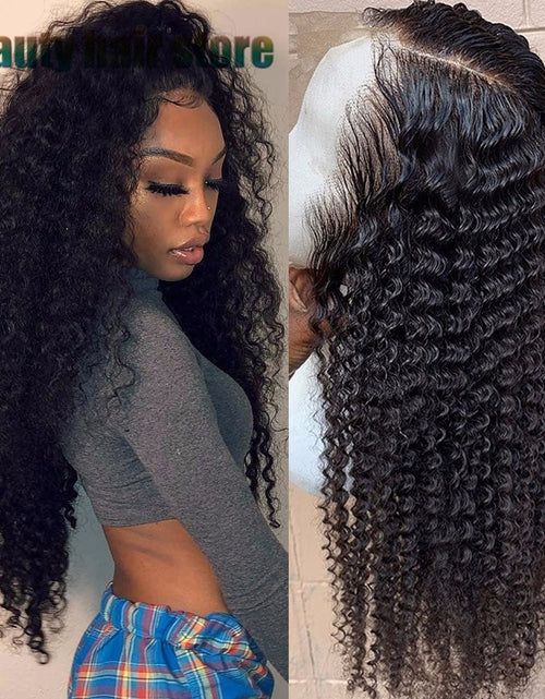 Load image into Gallery viewer, Brazilian Kinky Curly Lace Front Human Hair Wigs
