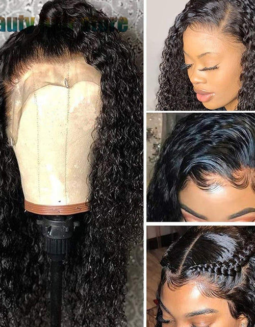 Load image into Gallery viewer, Brazilian Kinky Curly Lace Front Human Hair Wigs
